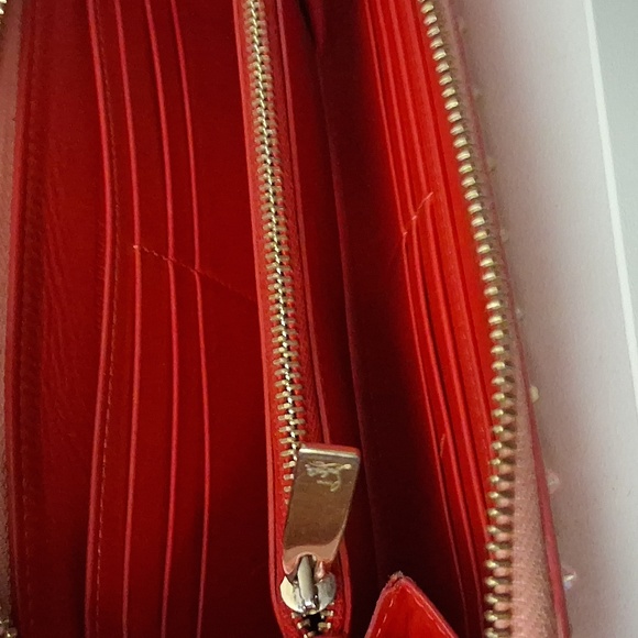 Christian Louboutin Studded Pink Wallet - Picture 3 of 3